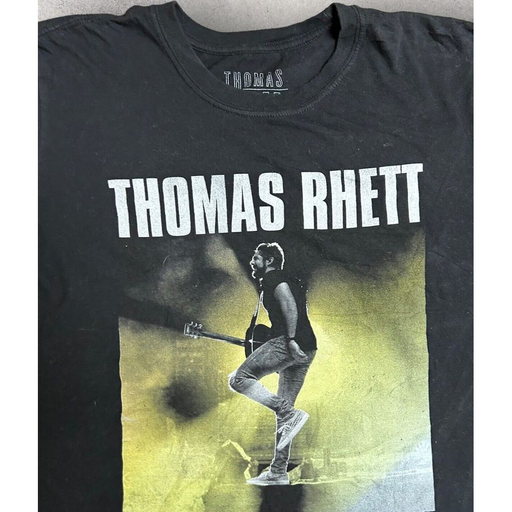 Thomas Rhett Shirt Adult Fits Large Black Country Music Artist Band‎ Merchandise